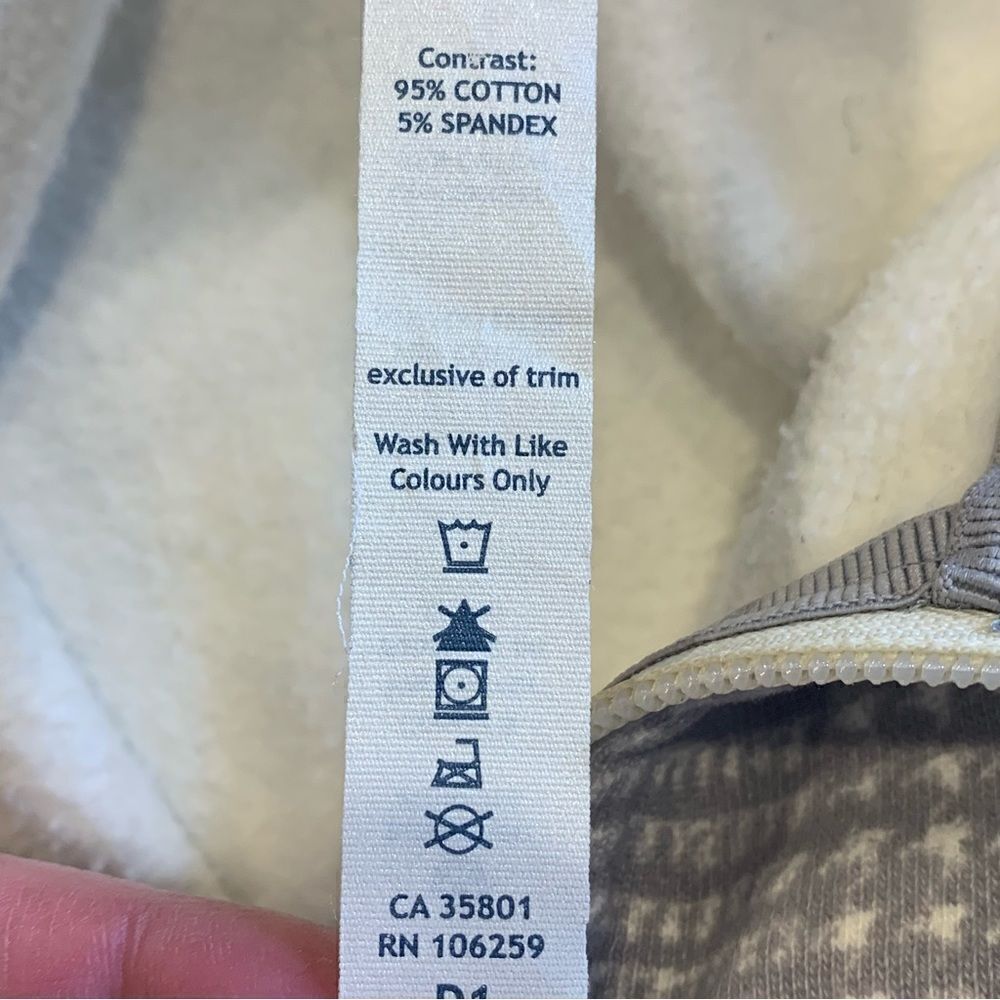 Lululemon Scuba hoodie sweatshirt Heathered Gray Size 4 - Picture 10 of 10